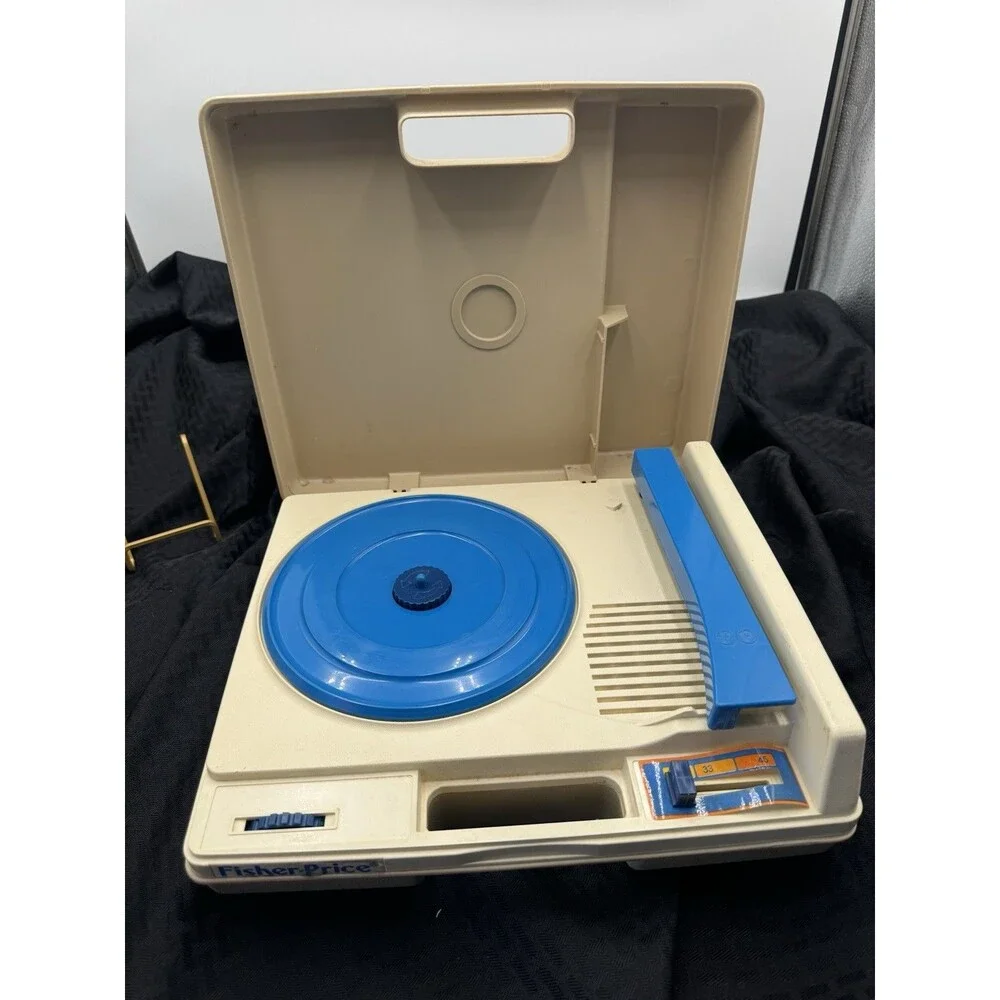 Vintage 1983 Fisher Price Record Player Turntable #825 33 45 RPM